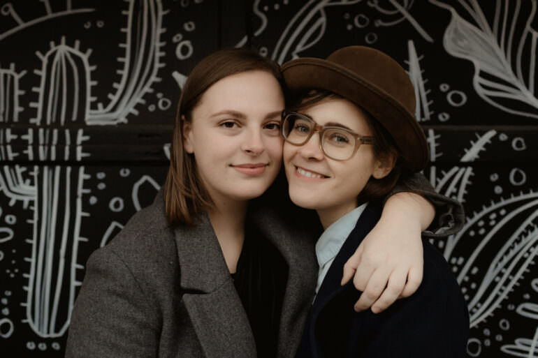 Lesbian Couple's Photoshoot