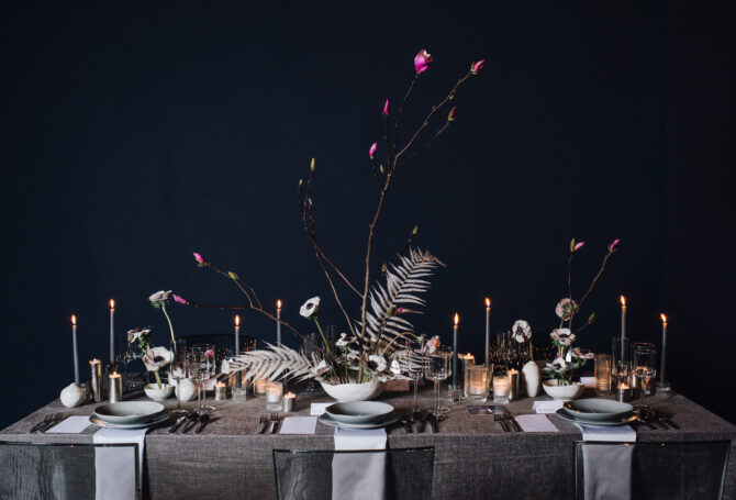 Wedding Inspo with Modern and Organic Gray Gorgeousness in New York City