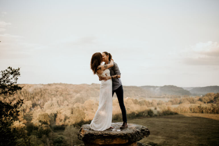 Lesbian Engagement Shoot in Tennessee
