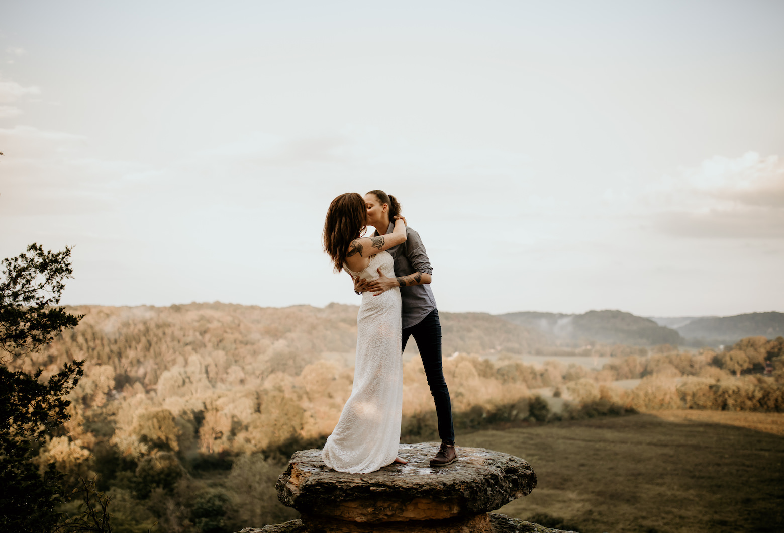 Lesbian Engagement Shoot in Tennessee