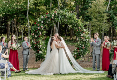 Colorful and Romantic Southern Summer Wedding in North Carolina 