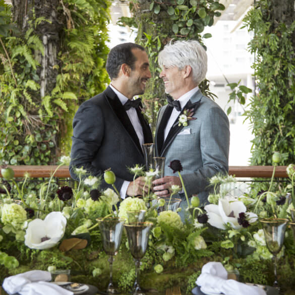 Greenery Gay Wedding