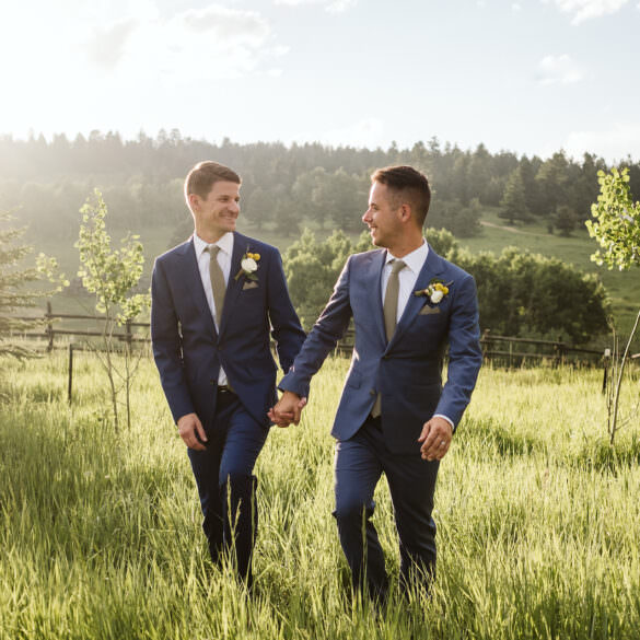 Colorado Mountain Ranch Gay Wedding
