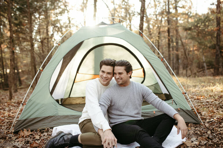 LGBTQ Couple Camping Shoot