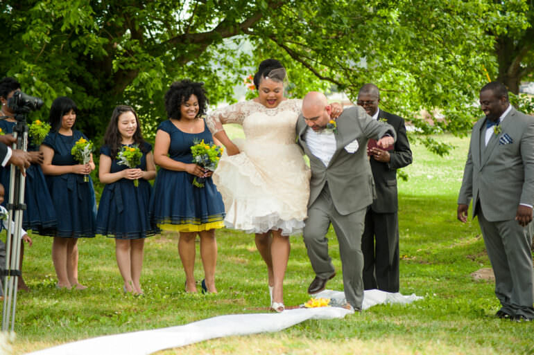 Jumping the Broom Wedding
