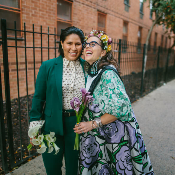 Nonbinary Queer NYC Wedding at Housing Works