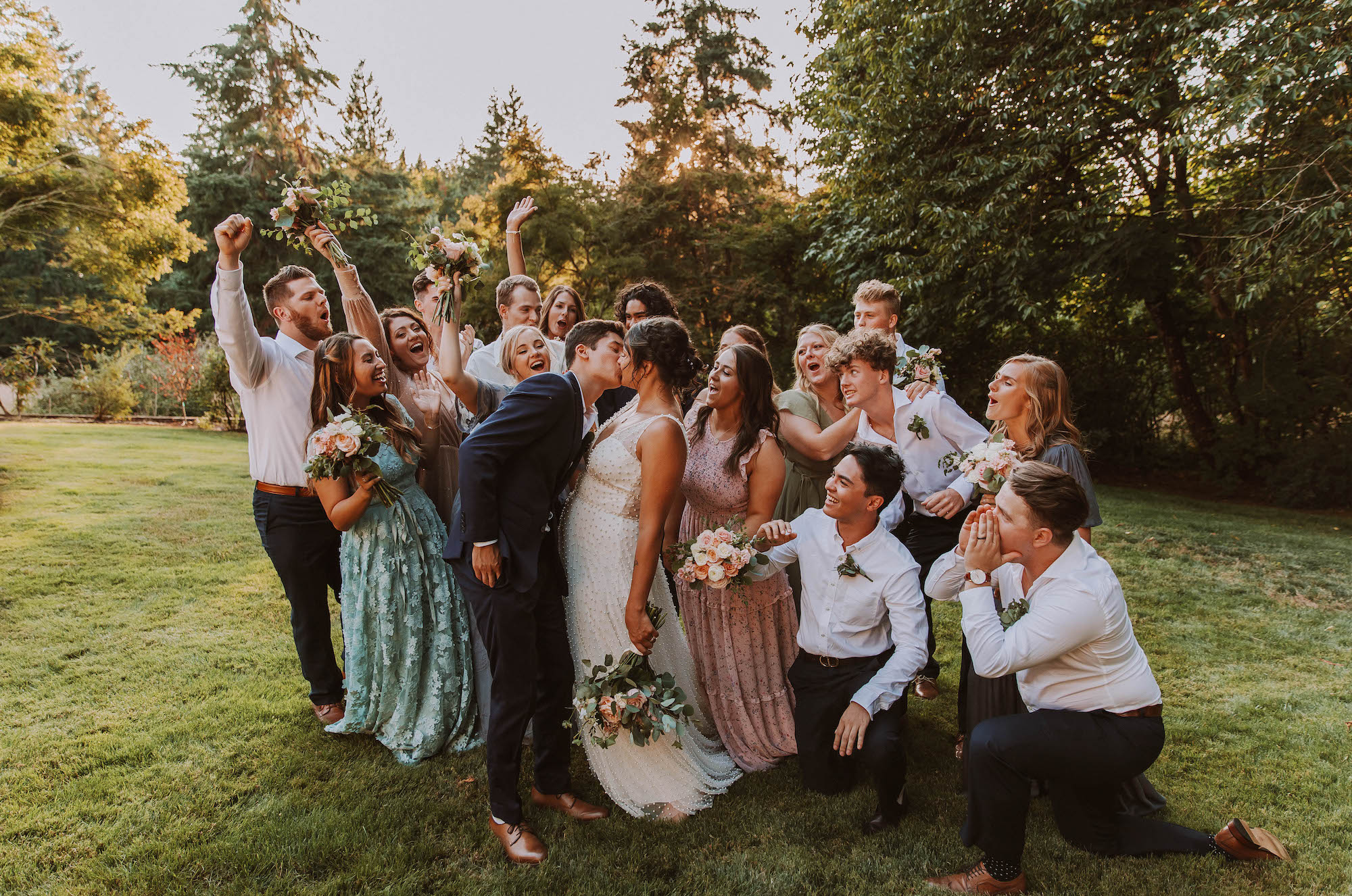 Oregon DIY Backyard Wedding
