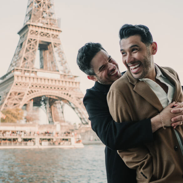 Gay Paris Engagement Shoot
