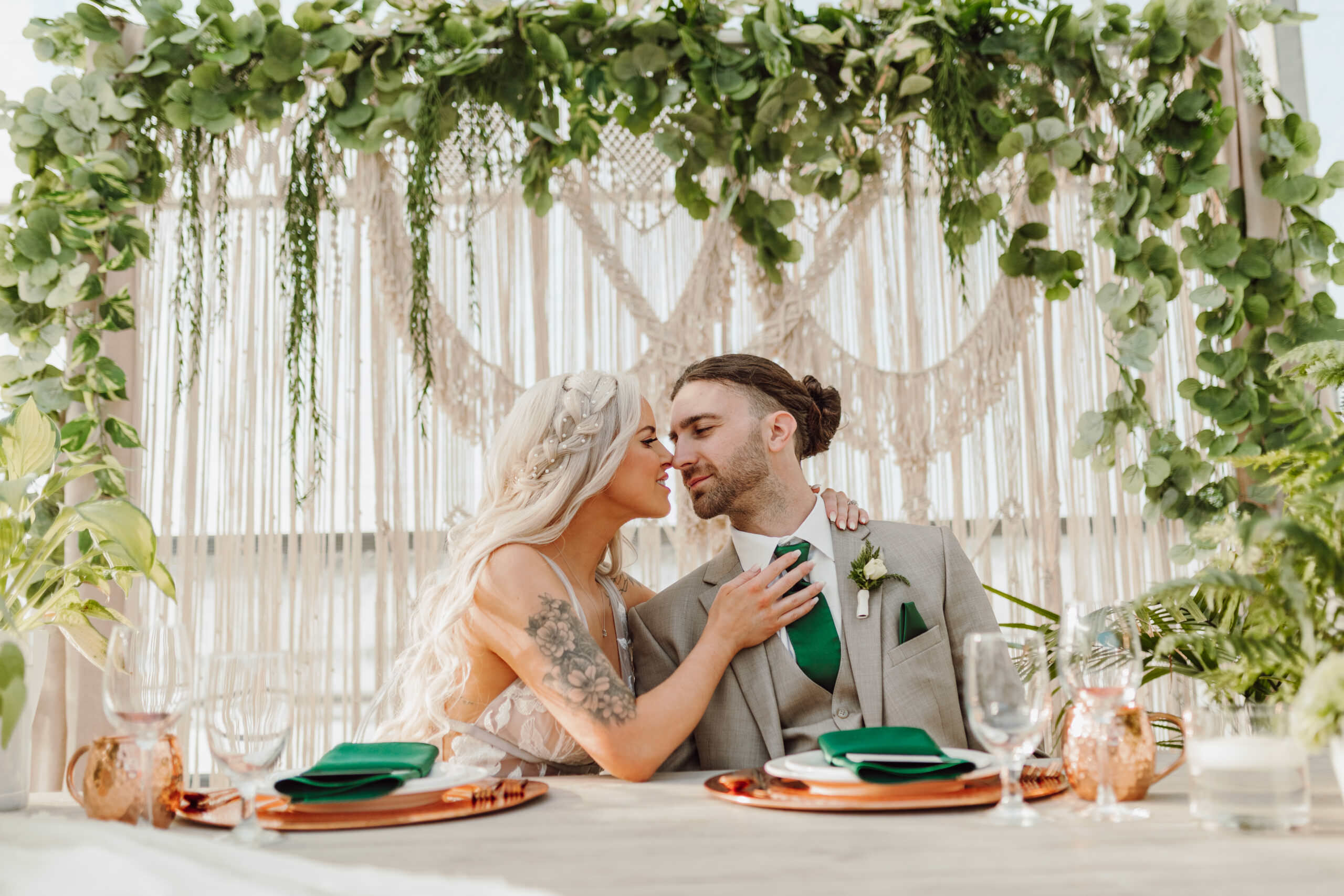 Greenhouse Boho Wedding Inspiration in Washington State