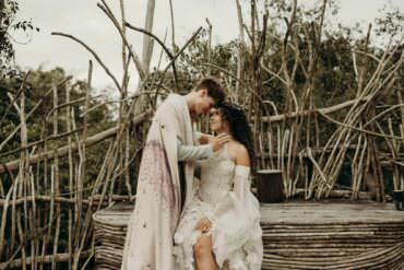 Andrea and Lewis Kelly TikTok Influencers Tulum Destination Wedding