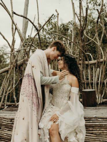 Andrea and Lewis Kelly TikTok Influencers Tulum Destination Wedding
