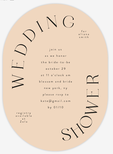 Wedding Shower Invitations