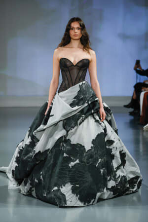 Spring 2025 Bridal Fashion Trends Black Wedding Dresses Ines Di Santo