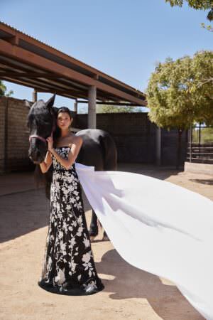 Spring 2025 Bridal Fashion Trends Black Wedding Dresses Nadia Manjarrez