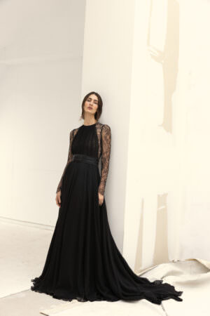 Spring 2025 Bridal Fashion Trends Black Wedding Dresses Soucy