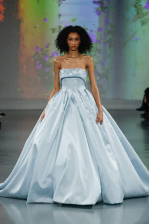 Spring 2025 Bridal Fashion Trends Blue Wedding Dresses Ines Di Santo