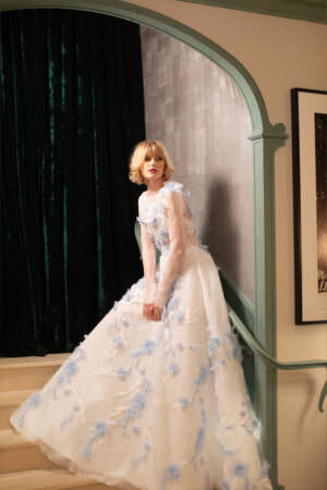 Spring 2025 Bridal Fashion Trends Blue Wedding Dresses Nardos