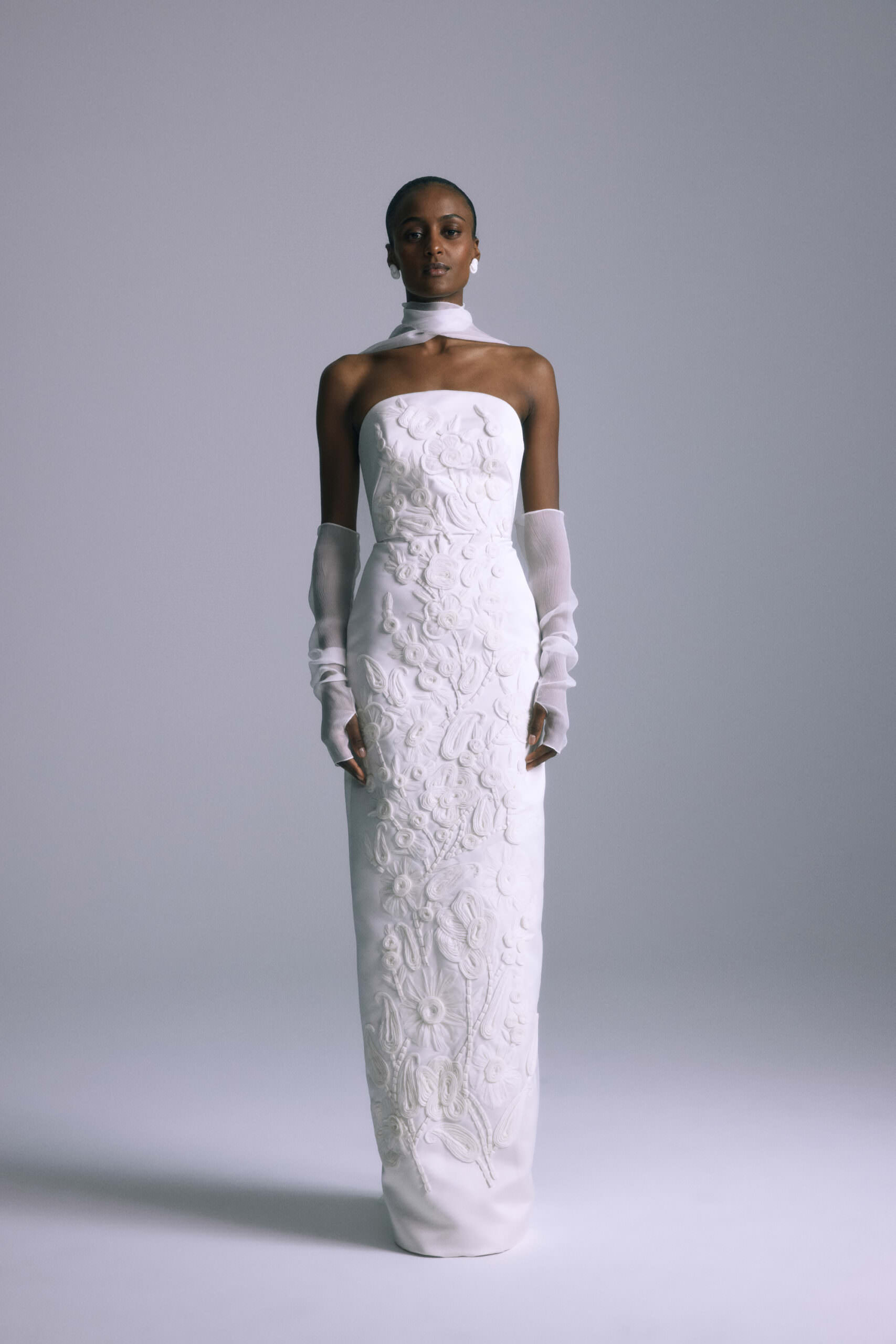 Spring 2025 Bridal Fashion Trends Neck Scarves Amsale
