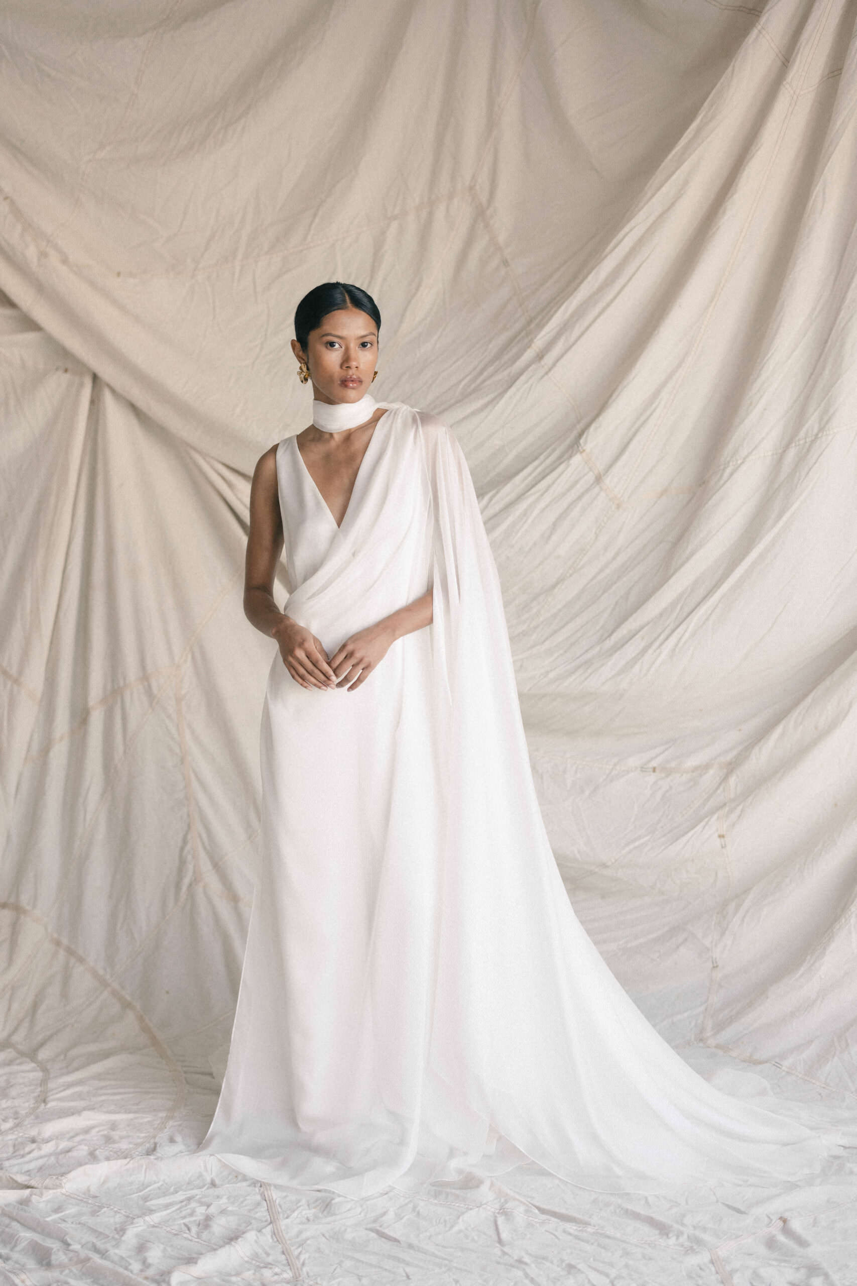 Spring 2025 Bridal Fashion Trends Neck Scarves Nordeen