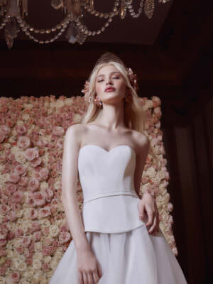 Spring 2025 Bridal Fashion Trends Peplum Galia Lahav