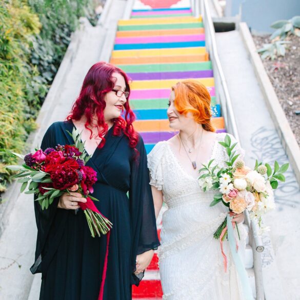 Intimate Los Angeles Trans Wedding